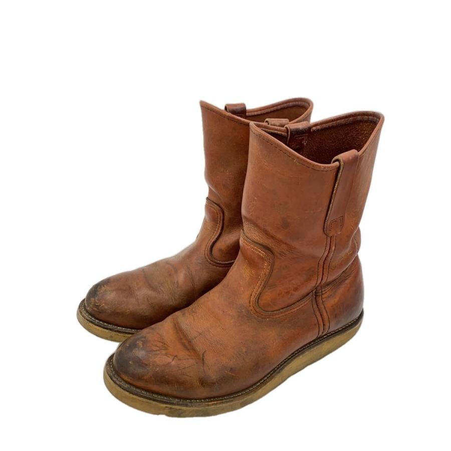 RED WING◇ペコスブーツ/US8/BRW/レザー/593// : セカンドストリート