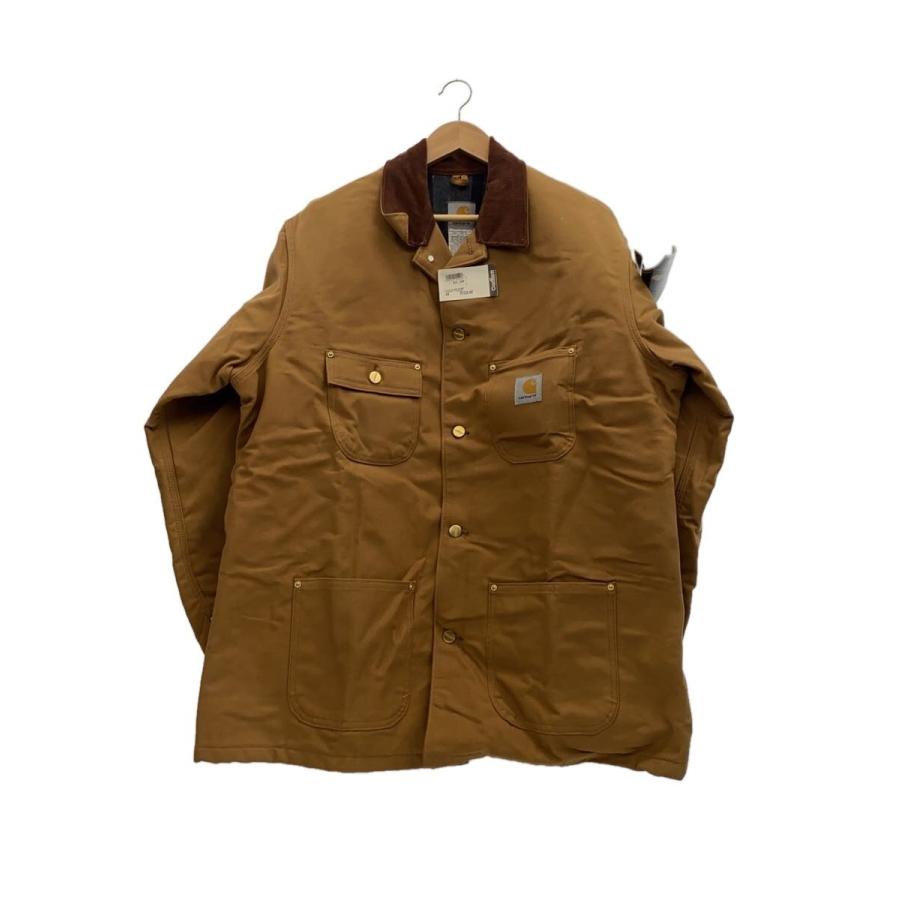 【美品】Carhartt ミシガンチョアコート 裏地無し ブラウン 6C Carhartt◇ミシガンチョアコート/44/コットン/CML/C01BRN// : セカンド