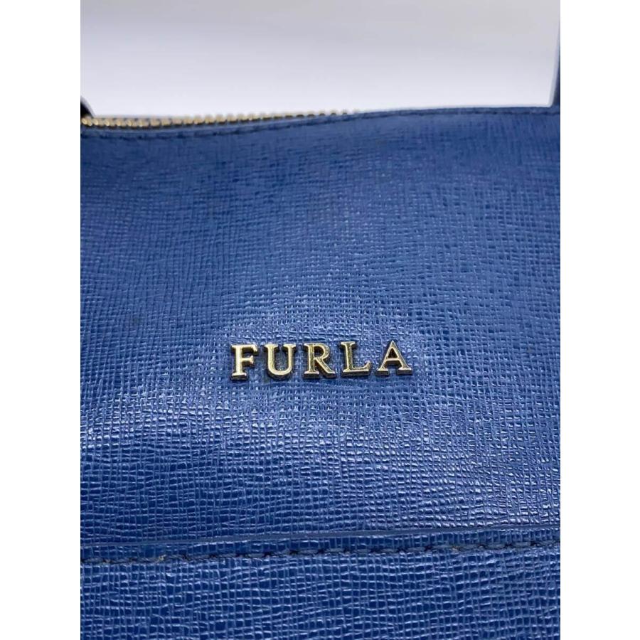 FURLA◆LINDA/リンダ/サッチェル/2WAYショルダーバッグ/レザー/BLU/無地/G6453｜ssol-shopping｜05