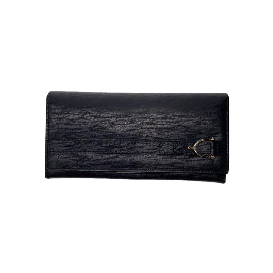 【正規品】【未使用品】GUCCI ブラックレザー 長財布 GUCCI◇長財布/レザー/BLK/無地/メンズ/295616・0416 : セカンド