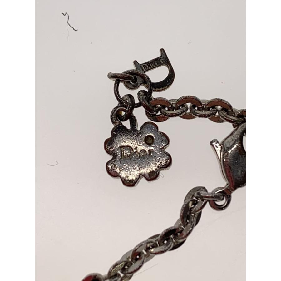 Christian Dior◇ハートチャームブレスレット/--/SLV/レディース Christian Dior◇ハートチャームブレスレット/--/SLV/レディース