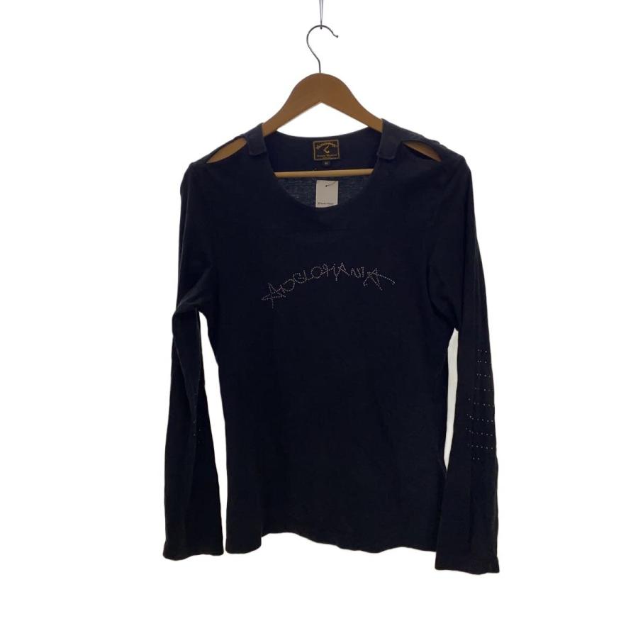 Vivienne Westwood◇ANGLOMANIA/スタッズ/長袖Tシャツ/M/コットン/BLK