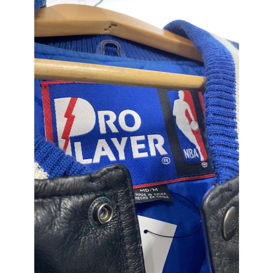 PRO PLAYER◇NBA/オーランドマジック/スタジャン/M/ナイロン/BLK/無地 