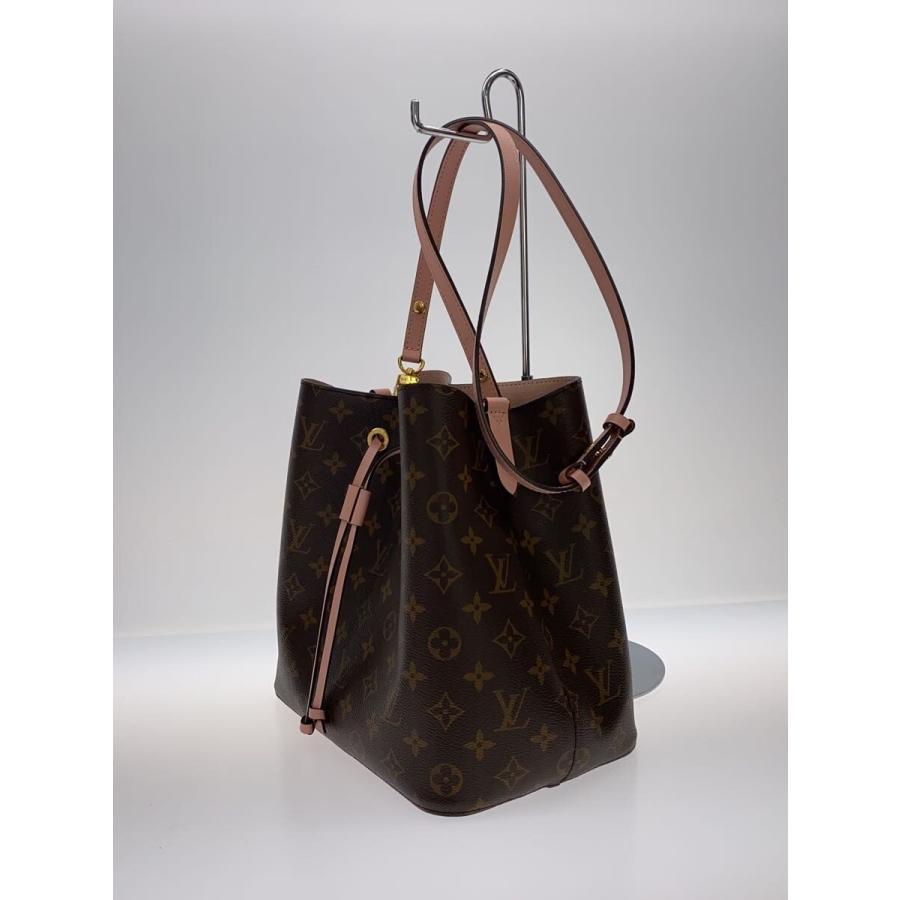 LOUIS VUITTON◇ネオ・ノエ_モノグラム・キャンバス_ローズプードル 