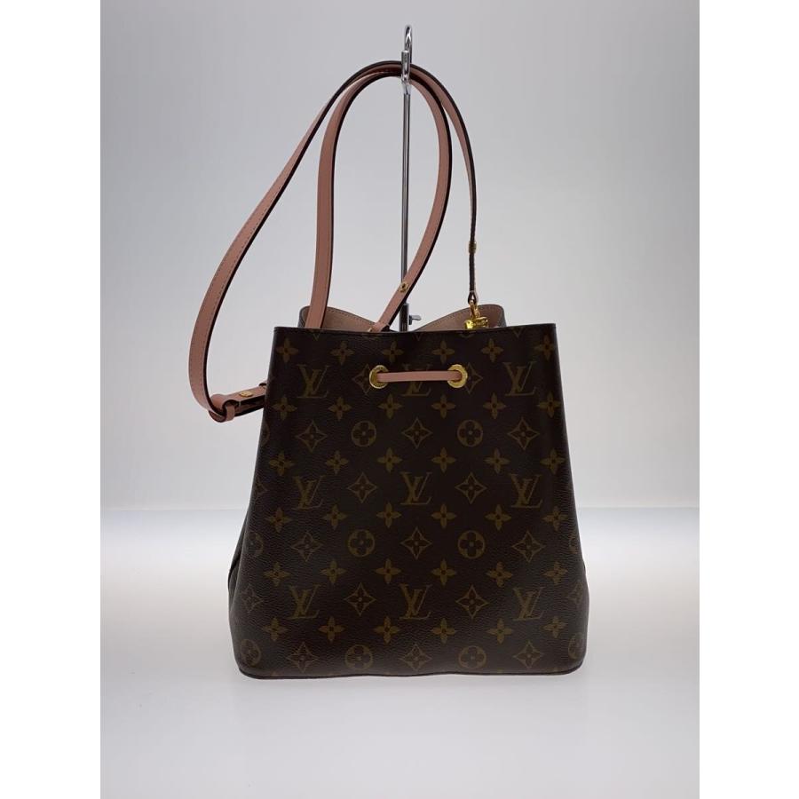 LOUIS VUITTON◇ネオ・ノエ_モノグラム・キャンバス_ローズプードル 