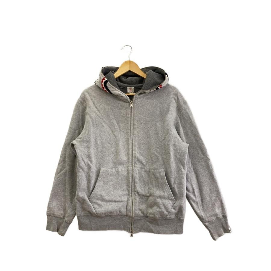 メンズ A BATHING APE シャークパーカー M フランケンタグ