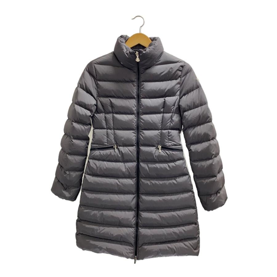 MONCLER◇ロングダウンジャケット/14/ナイロン/グレー/B29544936905