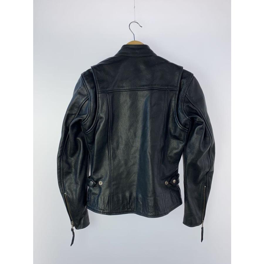 rookie leathers/シングルライダースジャケット/M/牛革/ブラック/無地