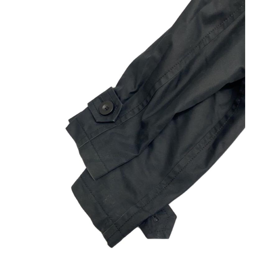 COACH◇トレンチコート/S/コットン/ブラック/汚れ有/ベルト欠品/F87431