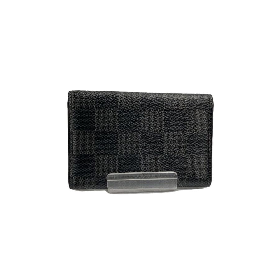 希少　未使用　ルイヴィトン　ダミエグラフィット　カーキーケース　ダミエ　わ LOUIS VUITTON◇カー・キーケース_ダミエ・グラフィット_BLK/PVC
