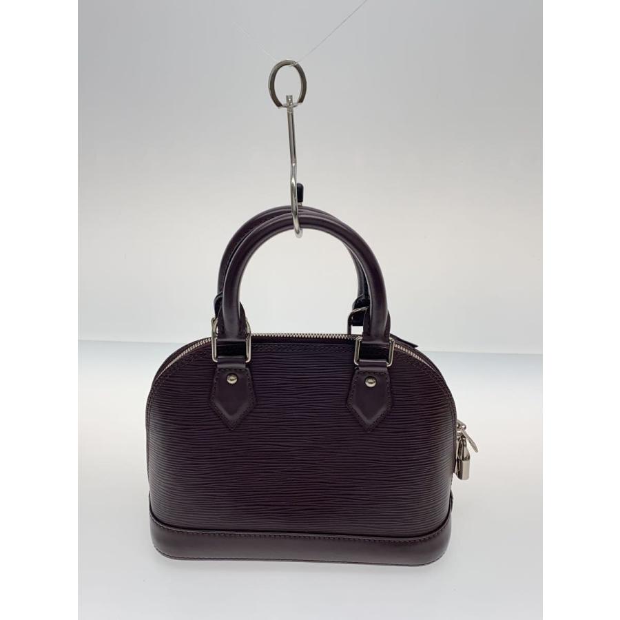LOUIS VUITTON◇アルマBB_エピ_BRD/レザー/ボルドー/無地 : セカンド