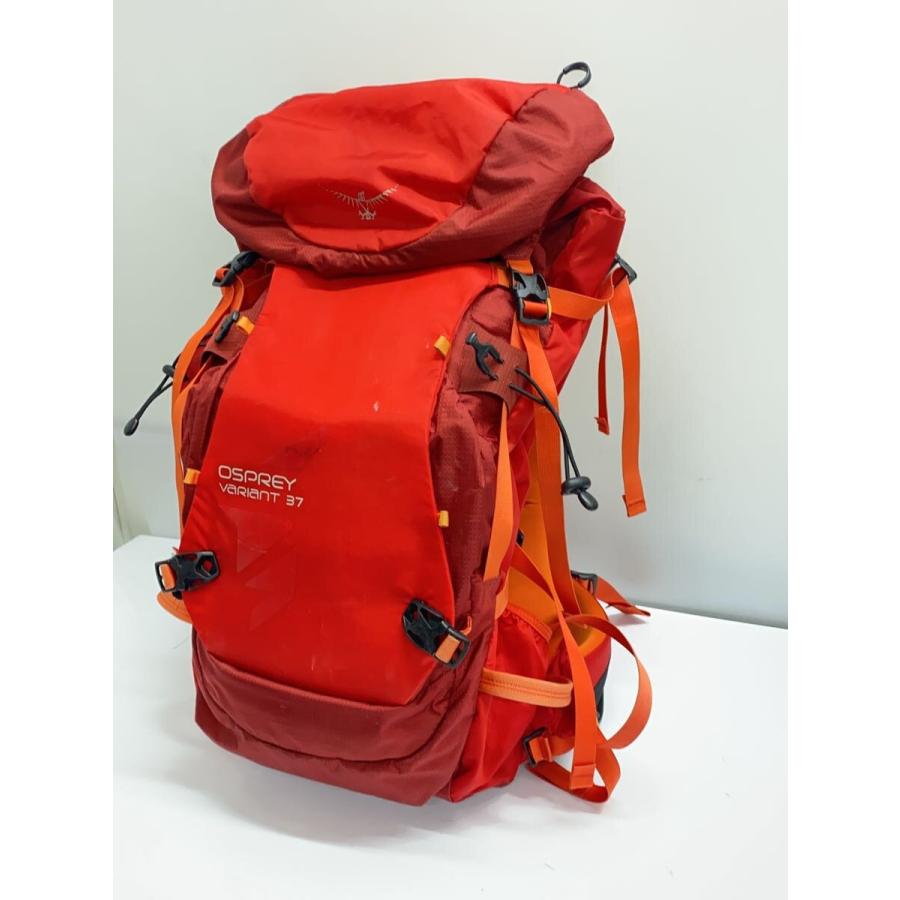 osprey◇variant37/リュック/--/レッド/無地/使用感有 : セカンド