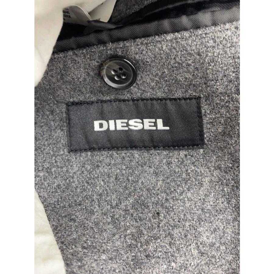 DIESEL◇チェスターコート/48/ウール/グレー : セカンドストリート
