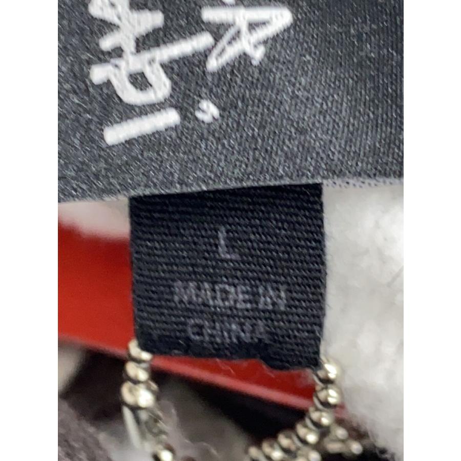 MOWALOLA◇TRAKPANT BLACK CHEETAH/L/コットン/ブラック/アニマル