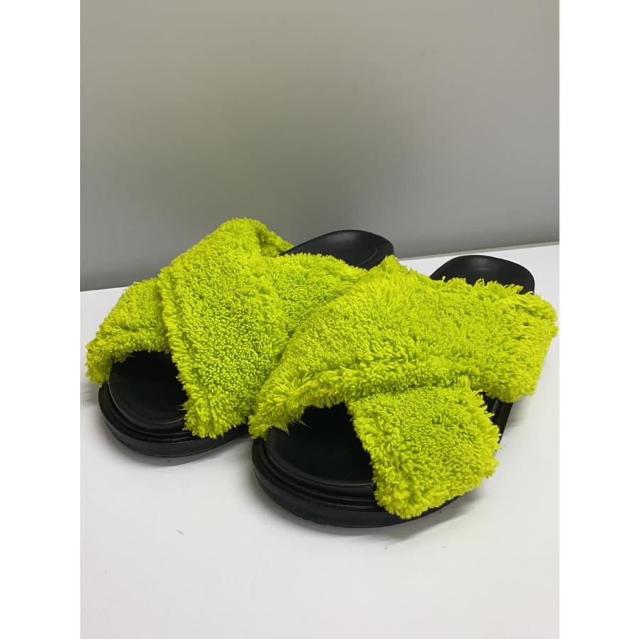 MARNI マルニ クロス ウエッジサンダル スポーツサンダル 厚底 グリーン MARNI◇サンダル/40/グリーン/ポリエステル/FBMR002501 : セカンド