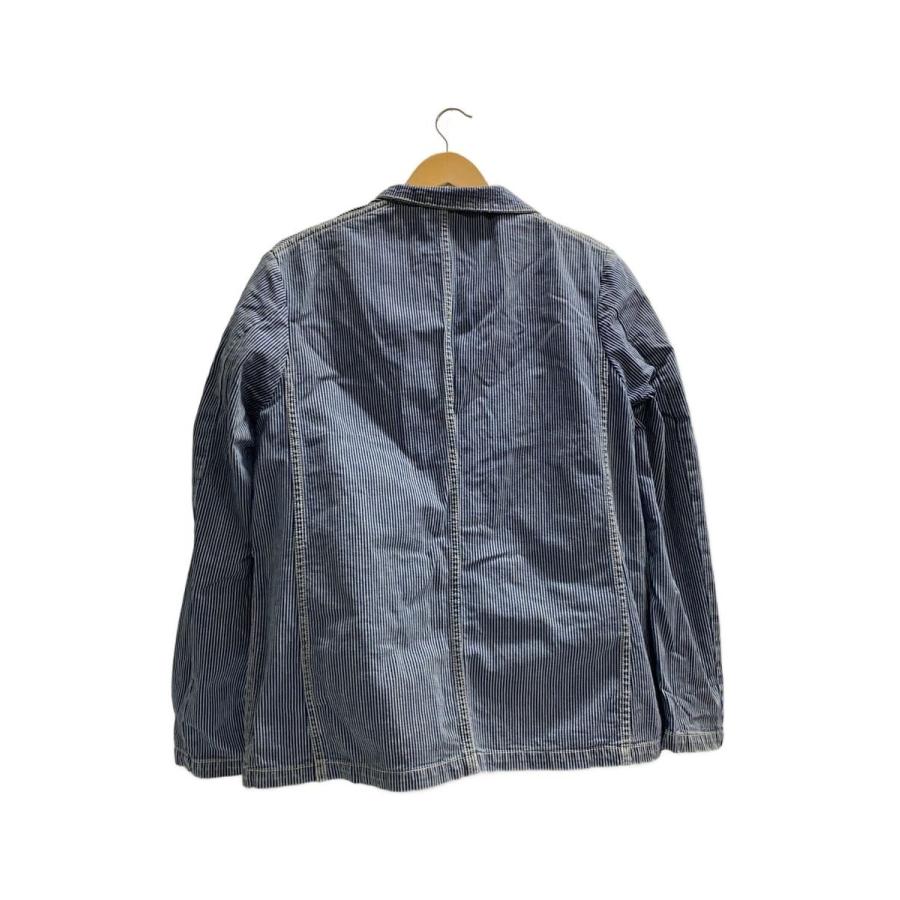 45rpm◇カバーオール/3/コットン/インディゴ/ストライプ : セカンド