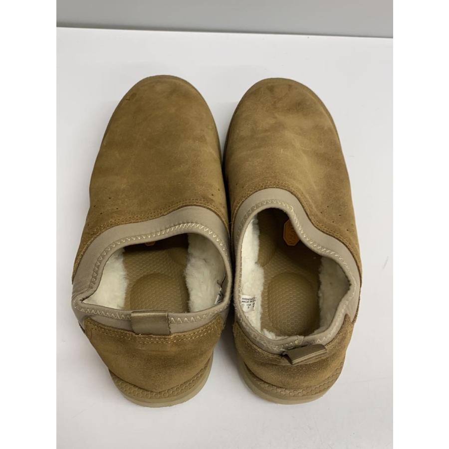 suicoke◇ムートンスリッポン/シューズ/25cm/キャメル/羊革/使用感有