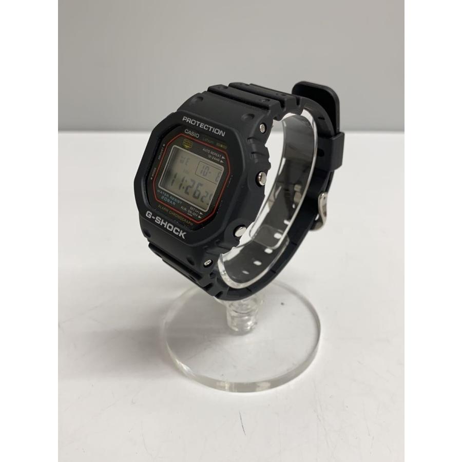 CASIO◇G-SHOCK/クォーツ腕時計/デジタル/ラバー/ブラック/ブラック/DW