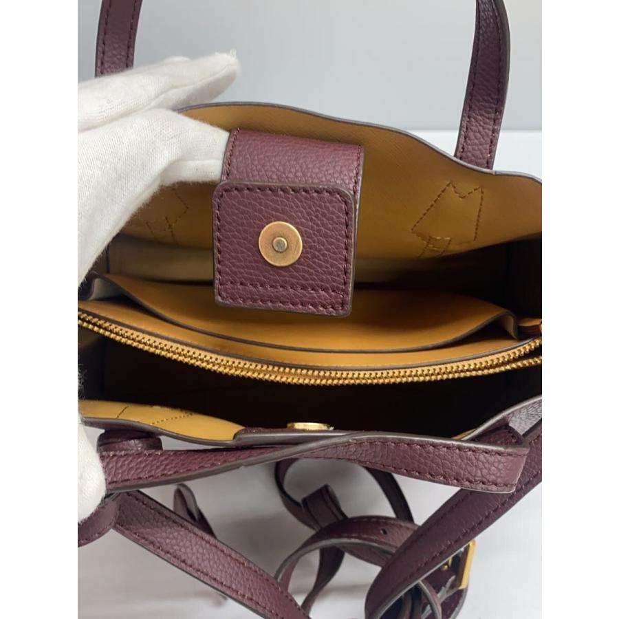 TORY BURCH◇ハンドバッグ/レザー//レッド10010539 : セカンド