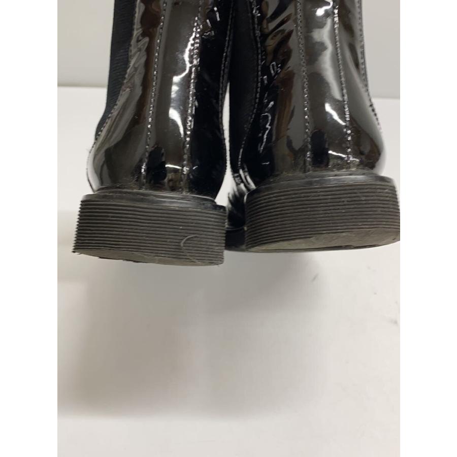 PRADA◇サイドゴアブーツ/--/ブラック/エナメル : セカンドストリート