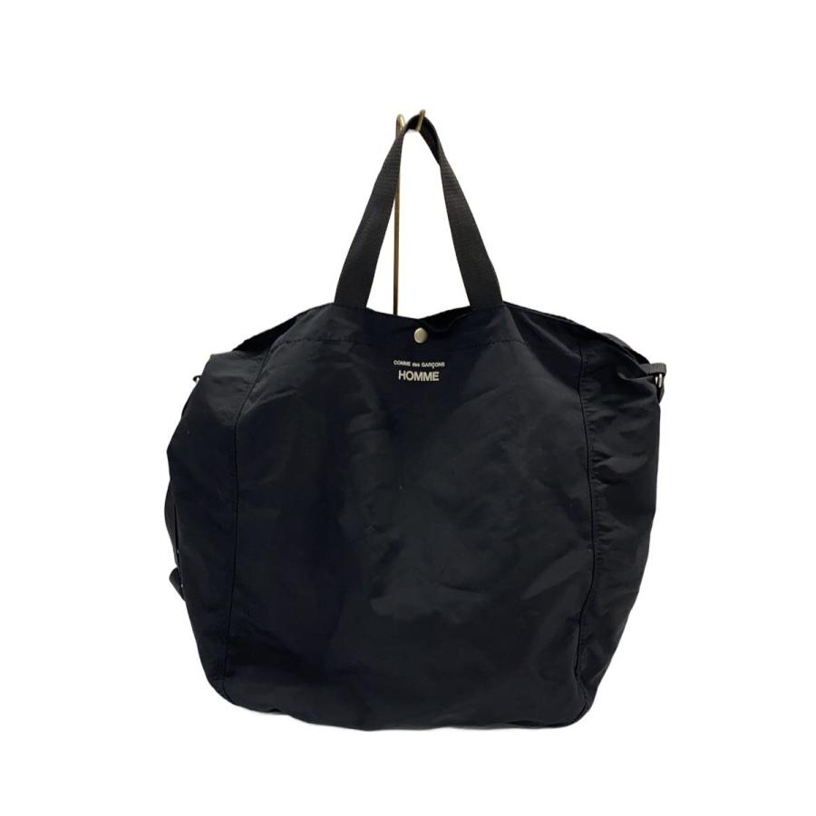 COMME des GARCONS HOMME◇トートバッグ/ナイロン/ブラック/2WAY/HP