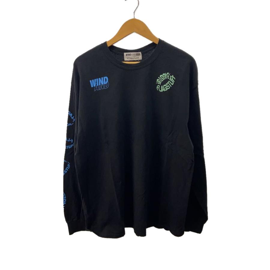WIND AND SEA◇長袖Tシャツ/XL/コットン/GRY/20AW-SEA×FS-04 