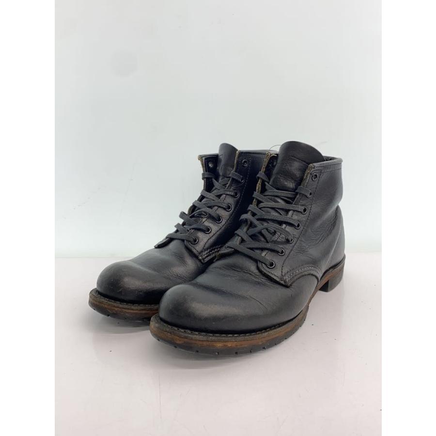 RED WING◇BECKMAN ROUND BOOTS/レースアップブーツ/25cm/BLK/9014 