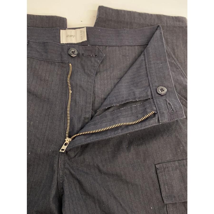 パンツ MILT9602 / TROUSERS / NYCO. RIPSTOP WTAPS◇MILT9602 TROUSERS NYCO./RIPカーゴパンツ/2/コットン/NVY