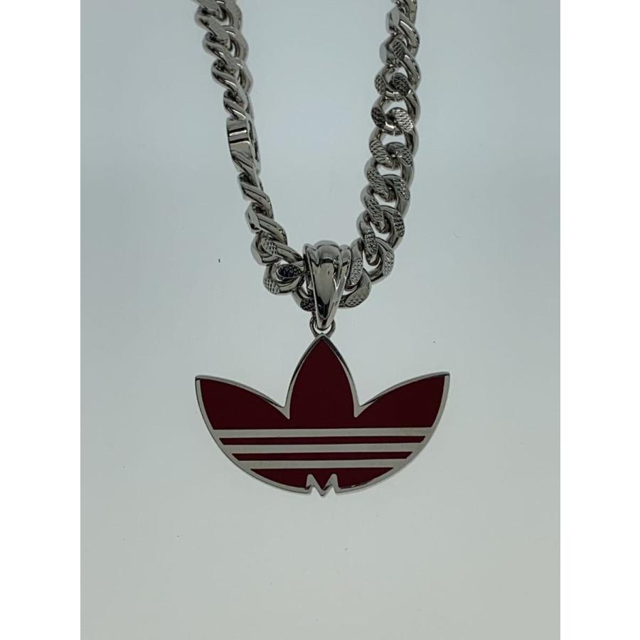 GUCCI◇×adidas/トレフォイル/ゴルメットチェーン/ネックレス