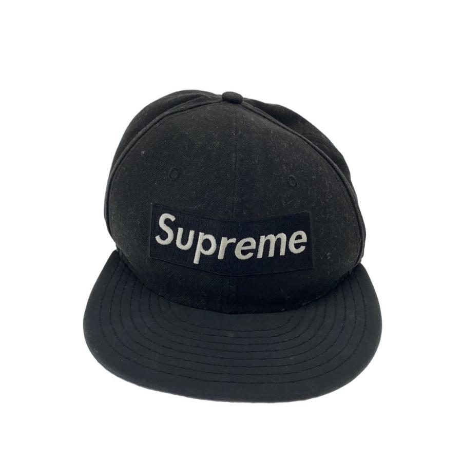 Supreme◇キャップ/7 1/8/ポリエステル/BLK/メンズ// : セカンド