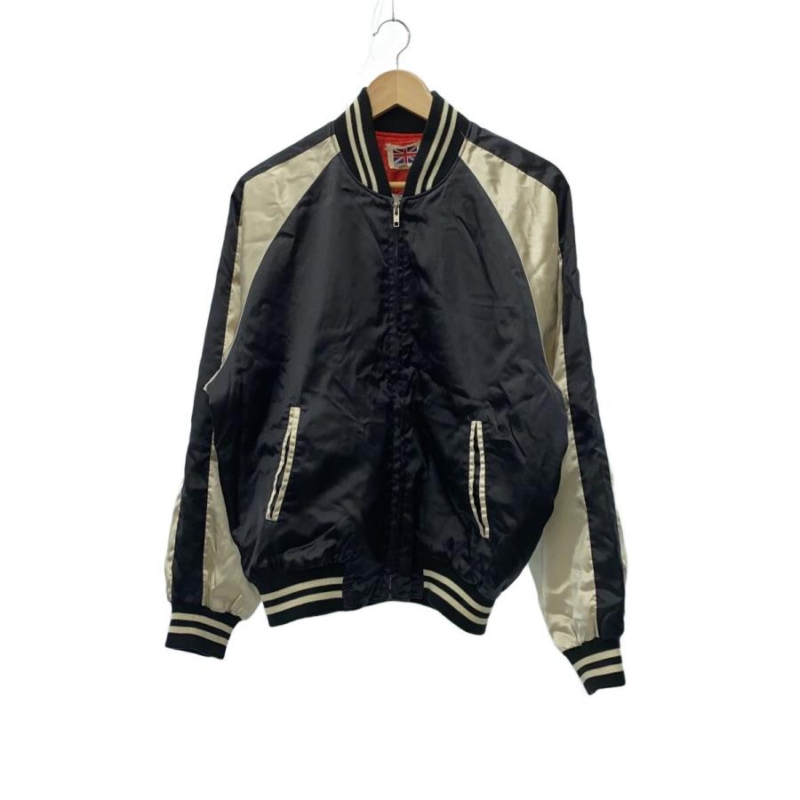 ヴィンテージ　スカジャン　LONDON F.B LONDON F.B./スカジャン/L/--/BLK : セカンドストリートYahoo!店