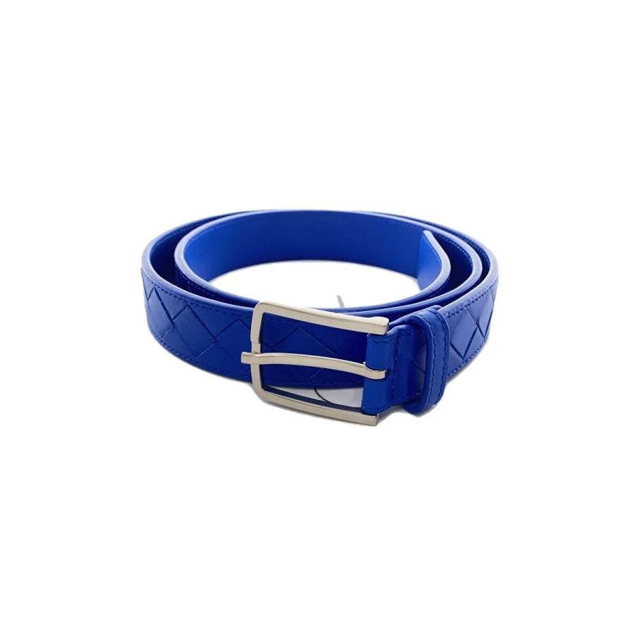 BOTTEGA VENETA◇ベルト/レザー/BLU/メンズ/90cm-36in : セカンド