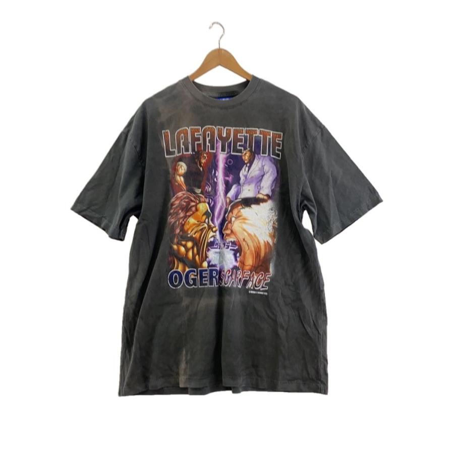 Lafayette(LFYT)◇Tシャツ/XL/コットン/GRY/プリント/グラップラー刃牙
