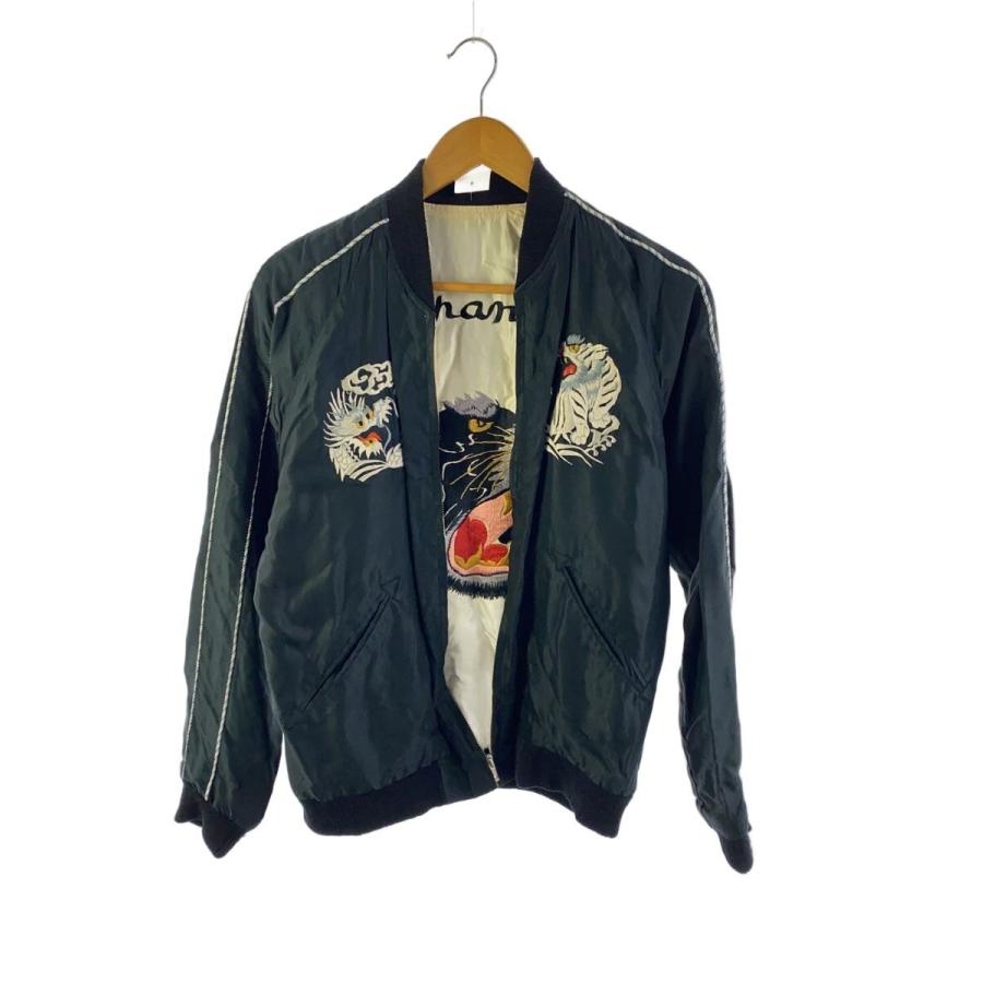 TAILOR 東洋◇スカジャン/S/--/BLK/TT12826/DRAGON×TIGER FACE