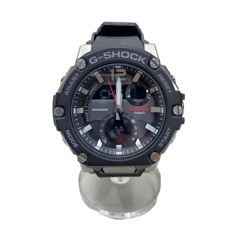 CASIO / ソーラー腕時計・G-SHOCK/デジアナ/ラバー/BLK/BLK CASIO◇ソーラー腕時計_G-SHOCK/デジアナ/ラバー/BLK/BLK : セカンド