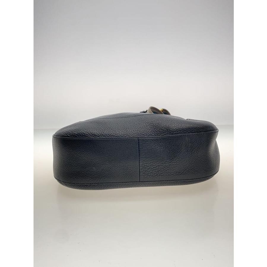 PRADA◇ショルダーバッグ/レザー/BLK/無地/1BC052// : セカンド