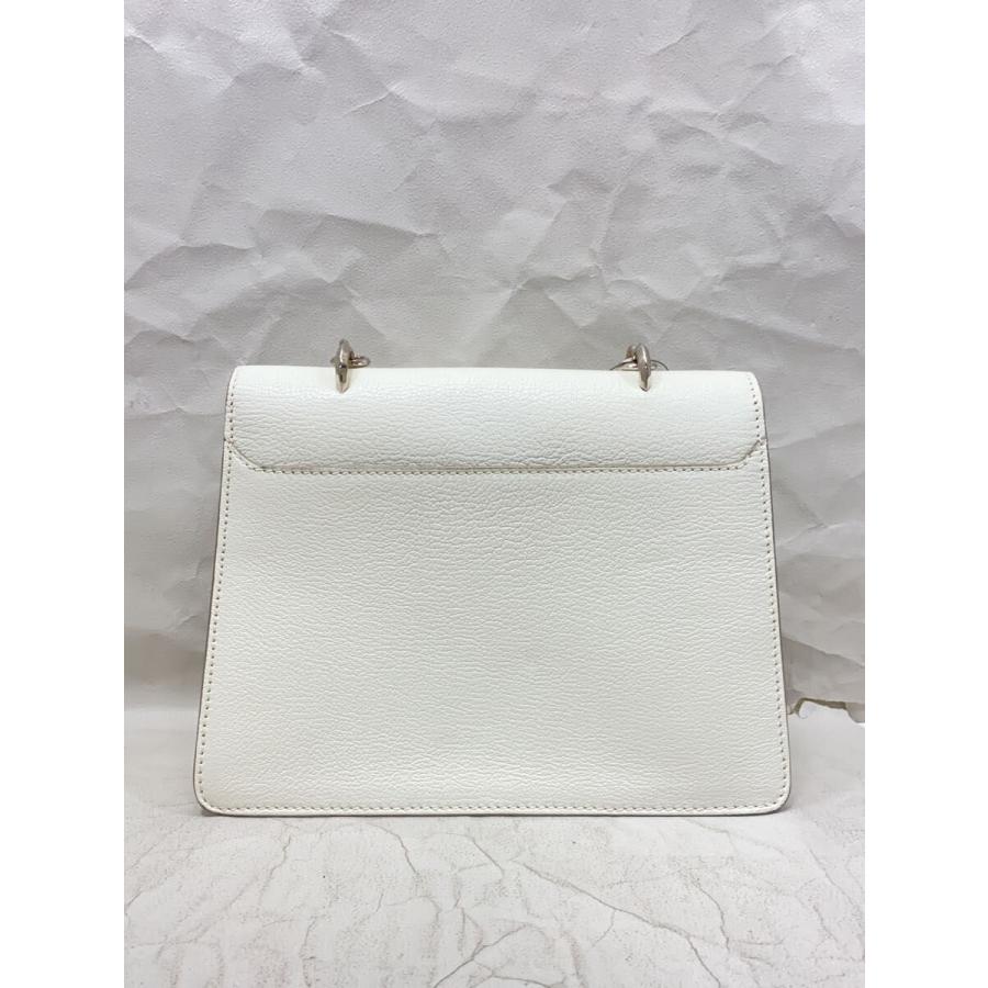 JIMMY CHOO◆バッグ/レザー/WHT