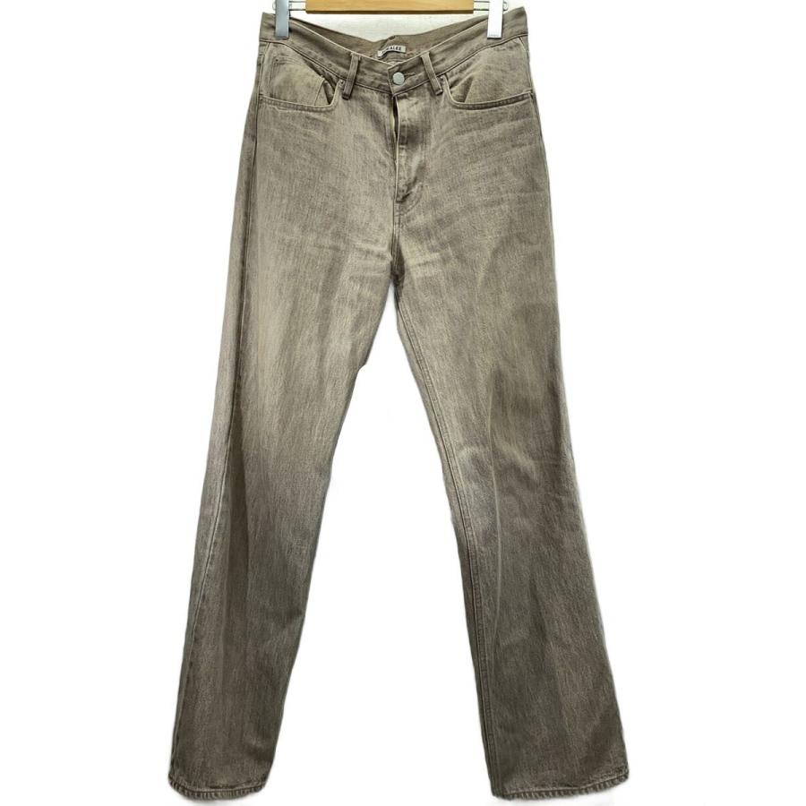 パンツ HARD TWIST FADED BROWN DENIM 5P PANTS 30 AURALEE◇HARD TWIST FADED BROWN DENIM 5P/ボトム/30/コットン/BEG