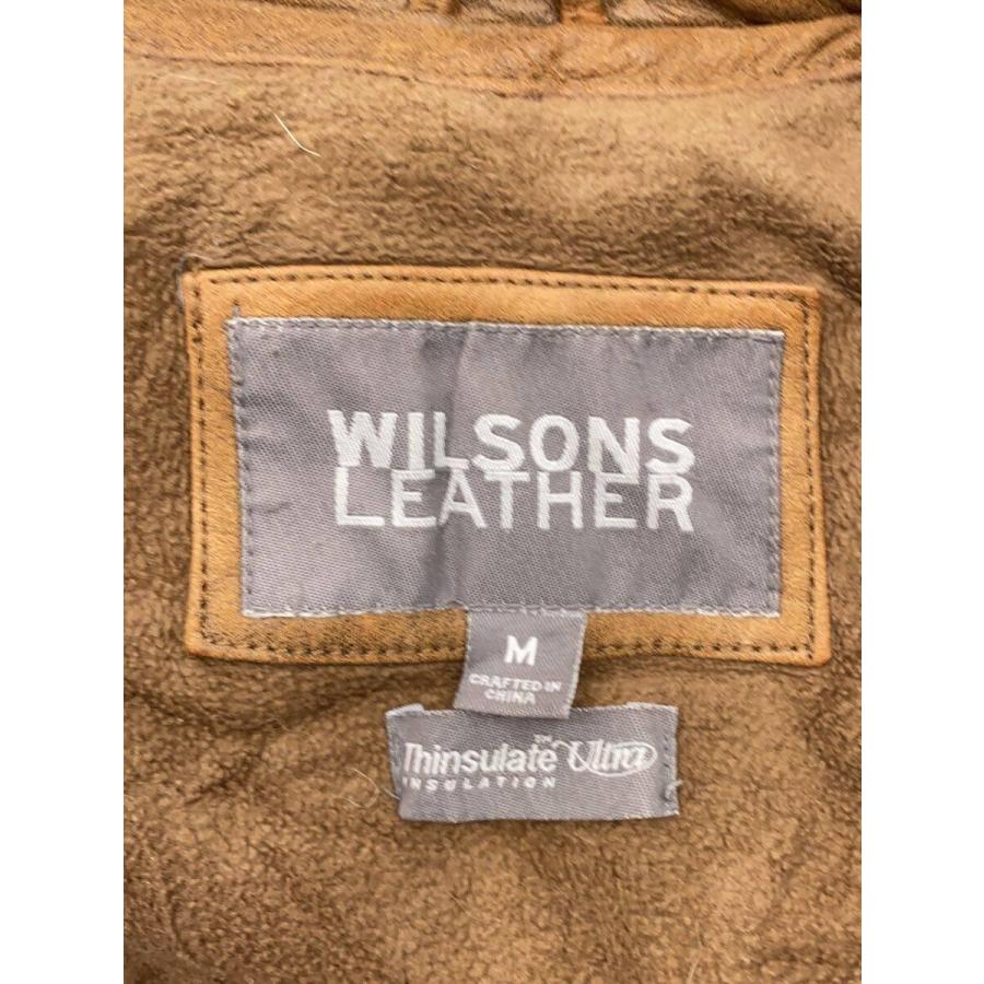 Wilsons Leather◆レザージャケット・ブルゾン/M/レザー/BRW/無地｜ssol-shopping｜03