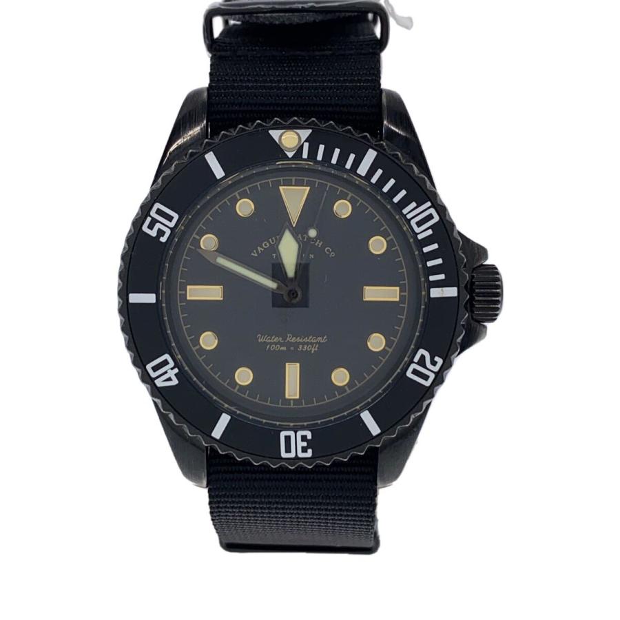 VAGUE WATCH CO.◇クォーツ腕時計/アナログ/BLK/BLK : セカンド VAGUE WATCH CO.◇クォーツ腕時計/アナログ/BLK/BLK : セカンド