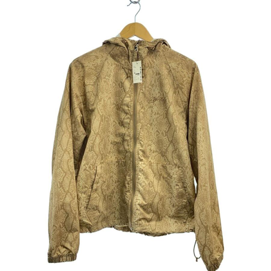 STUSSY◇BEACH SHELL SNAKE PRINT NYLON/ナイロンジャケット/S