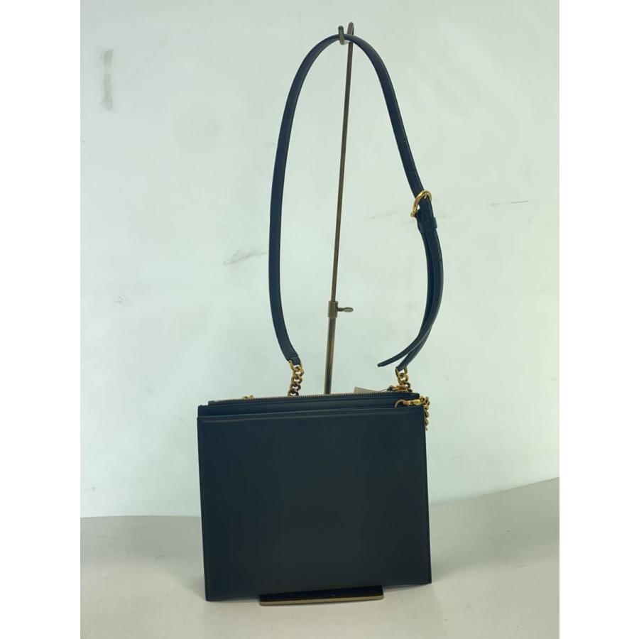 Salvatore Ferragamo◇ガンチーニ/ショルダーバッグ/レザー/BLK/21