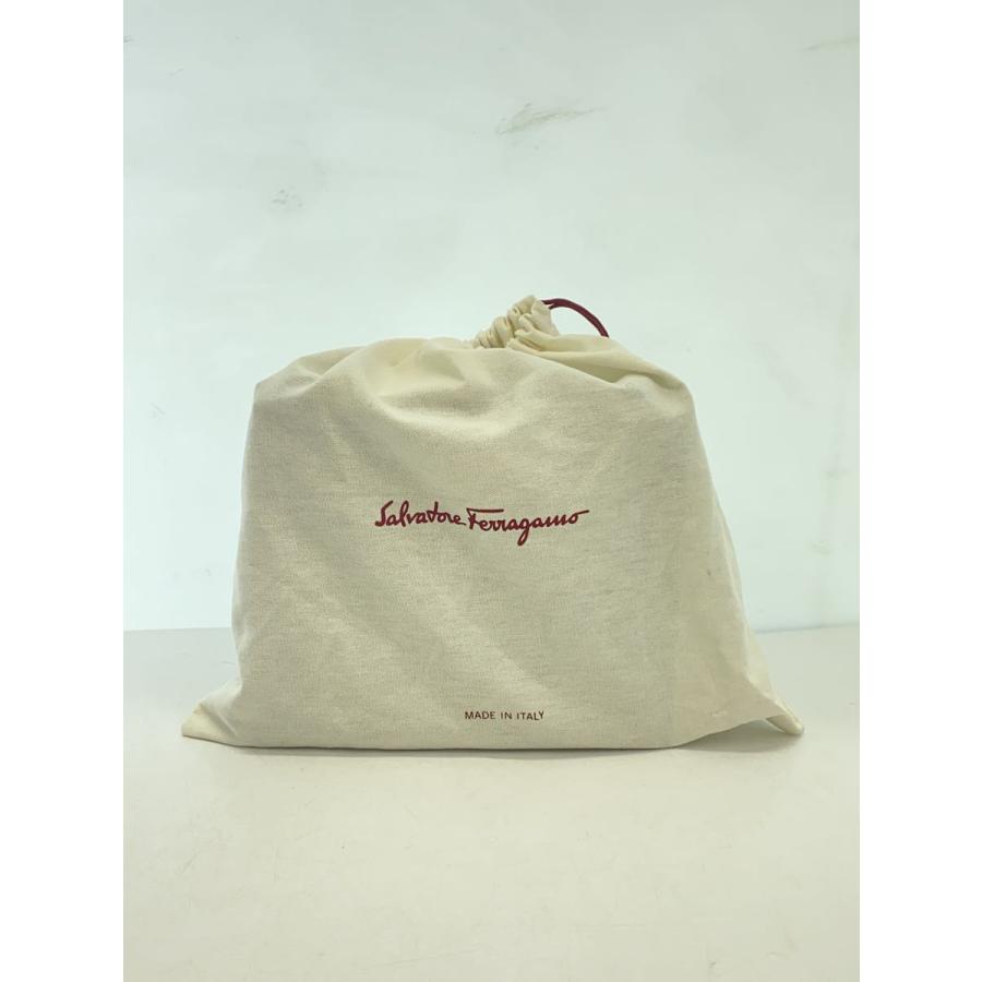 Salvatore Ferragamo◇ガンチーニ/ショルダーバッグ/レザー/BLK/21