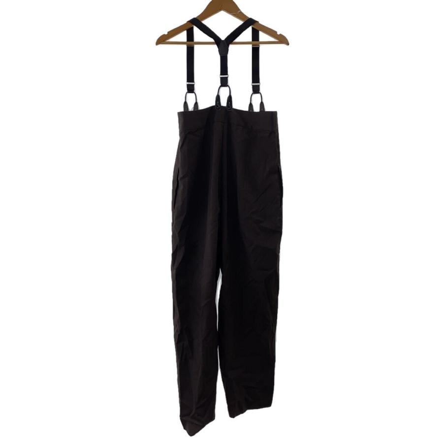 H BEAUTY&YOUTH◇22AW/GABA HIGH WAIST SUSPENDERS PANTS/M/ウール/BRW 