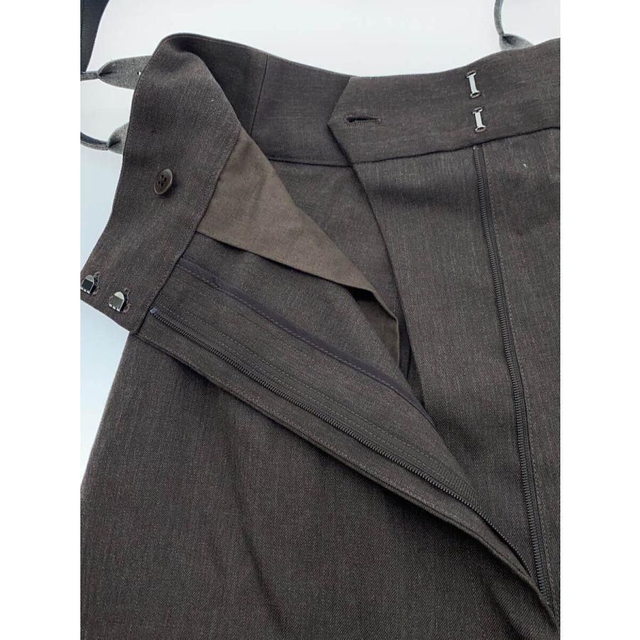 H BEAUTY&YOUTH◇22AW/GABA HIGH WAIST SUSPENDERS PANTS/M/ウール/BRW