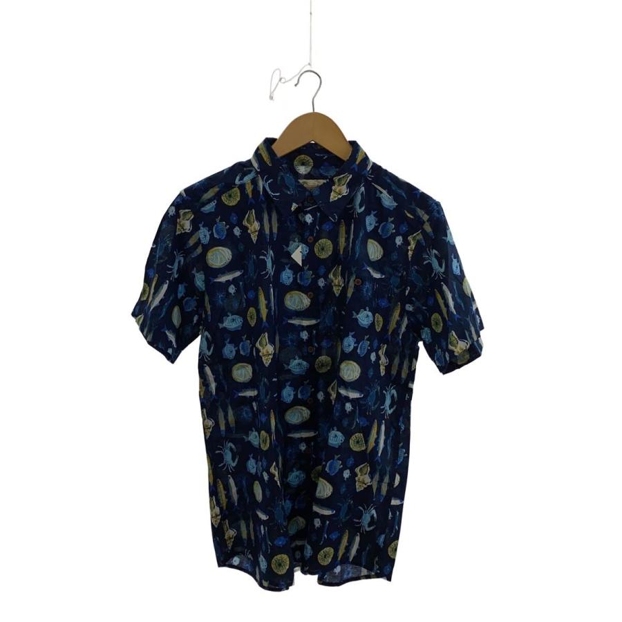 patagonia◇復刻パタロハアロハシャツ/M/コットン/BLU/総柄/52561SP17  