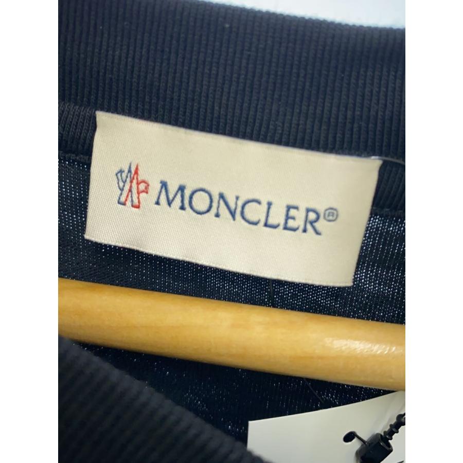 MONCLER / VESTITO/半袖ワンピース/M/コットン/BLK/I10938I00015 MONCLER◇VESTITO/半袖ワンピース/M/コットン/BLK/I10938I00015