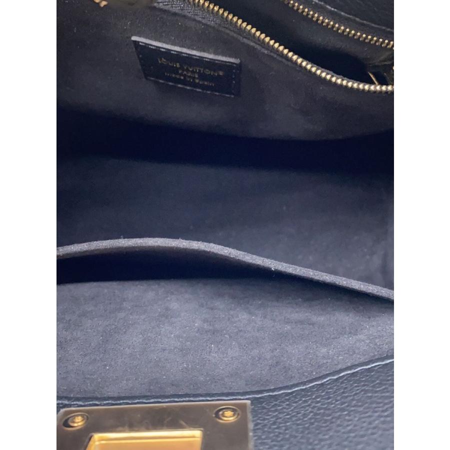 LOUIS VUITTON◆オンマイサイドPM_グレインカーフ_モノグラム・キャンバス_ノワール/レザー/BLK_5