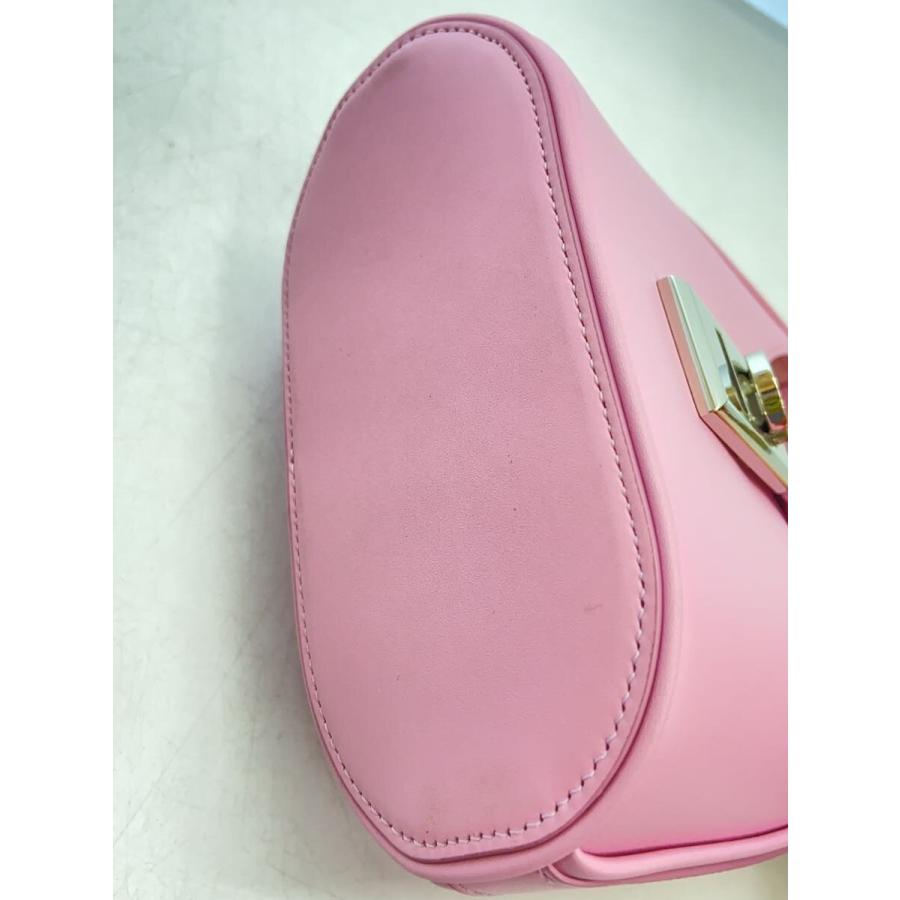 Salvatore Ferragamo◇23AW/ミニホーボ-ショルダーバッグ/レザー/PNK