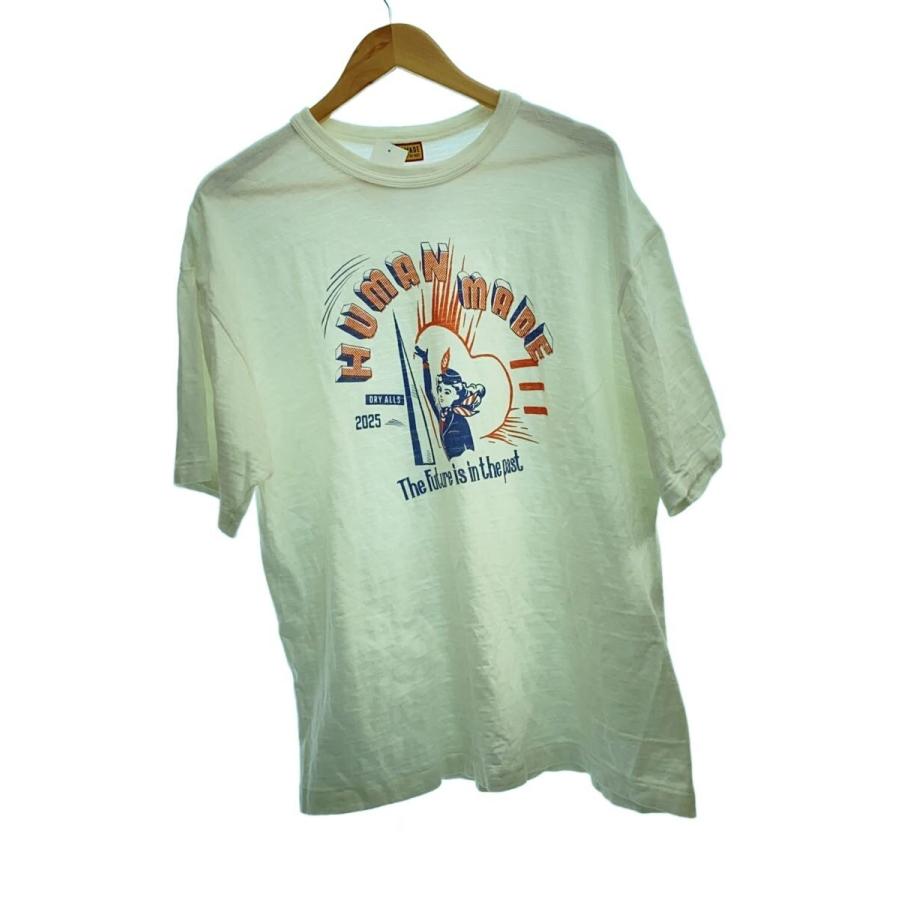 Human Made ハートロゴ Tシャツ 2XL HUMAN MADE◇25SS/サークルハートロゴTシャツ/2XL/コットン/BLK